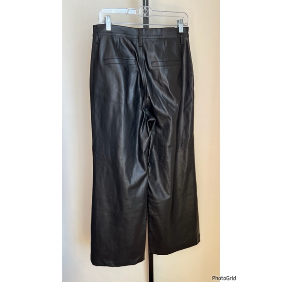 Pistola Lana Trouser Tailored High Rise Ultra Wide Leg in Slate Black - Picture 3 of 5